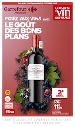 Prospectus Carrefour Market, "FOIRE AUX VINS AVEC LE GOÛT DES BONS PLANS" à Nogentel et alentours, 64 pages, 02/10/2025 - 19/10/2025 Catalogue Carrefour Market "FOIRE AUX VINS AVEC LE GOÛT DES BONS PLANS" à Nogentel et alentours, 64 pages, 02/10/2025 - 19/10/2025