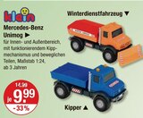 Mercedes-Benz Unimog Winterdienstfahrzeug von klein im aktuellen V-Markt Prospekt für 9,99 €