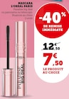 Super U Hazebrouck - Promo Mascara Promo Mascara à 7,50 € dans le catalogue Super U à Hazebrouck