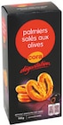 Palmiers salés au fromage - CORA DÉGUSTATION en promo chez Cora Aulnay-sous-Bois à 3,12 €
