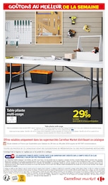 Offre Table Pliante dans le catalogue Carrefour Market du moment à la page 12