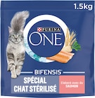 Spécial chat stérilisé au saumon - PURINA ONE en promo chez Intermarché Grenoble à 2,69 €