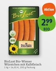 Bio-Wiener Würstchen mit Kalbfleisch Angebote von BioLust bei tegut Würzburg für 2,99 €