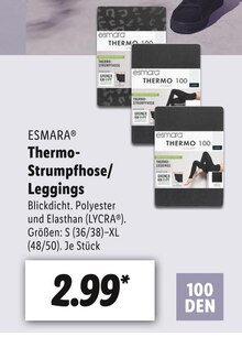 Thermostrumpfhose/Leggings Angebot in Teltow im aktuellen Prospekt bei Lidl in Teltow