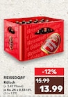 Aktuelles Kölsch Angebot bei Kaufland in Bonn ab 13,99 €