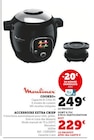 Cookeo+ - Moulinex - Super U à Noisy-le-Grand Cookeo+ - Moulinex en promo chez Super U Noisy-le-Grand à 229,00 €
