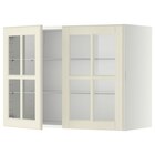 Aktuelles Wandschrank mit Böden/2 Glastüren weiß/Bodbyn elfenbeinweiß 80x60 cm Angebot bei IKEA in Hannover ab 218,00 €