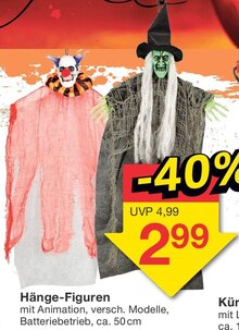 Hänge-Figuren bei Jawoll in Oberhausen Hänge-Figuren im Angebot bei Jawoll Oberhausen für 2,99 €