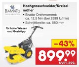 Hochgrasschneider/Kreiselmäher im Angebot bei Netto Marken-Discount in Ingolstadt Hochgrasschneider/Kreiselmäher Angebote von BAMATO bei Netto Marken-Discount Ingolstadt für 899,99 €