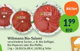 Bio-Salami im Angebot bei tegut in Gotha Bio-Salami Angebote von Wiltmann bei tegut Gotha für 1,99 €