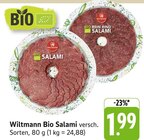Bio Salami im Angebot bei E center in Waiblingen Bio Salami Angebote von Wiltmann bei E center Waiblingen für 1,99 €