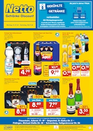 Netto Marken-Discount Prospekt für Donaueschingen: "Gekühlte Getränke", 2 Seiten, 01.07.2024 - 06.07.2024