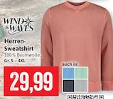 Herren-Sweatshirt im Angebot bei Kaufhaus Stolz in Bremerhaven Herren-Sweatshirt Angebote von Wind & Waves bei Kaufhaus Stolz Bremerhaven für 29,99 €