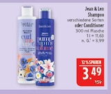 Shampoo Angebote von Jean & Len bei Marktkauf Leipzig für 3,49 €
