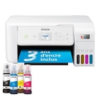 Imprimante multifonction Epson EcoTank ET-2876 Blanc - Epson - Fnac à Toulon Imprimante multifonction Epson EcoTank ET-2876 Blanc - Epson en promo chez Fnac Toulon à 230,99 €