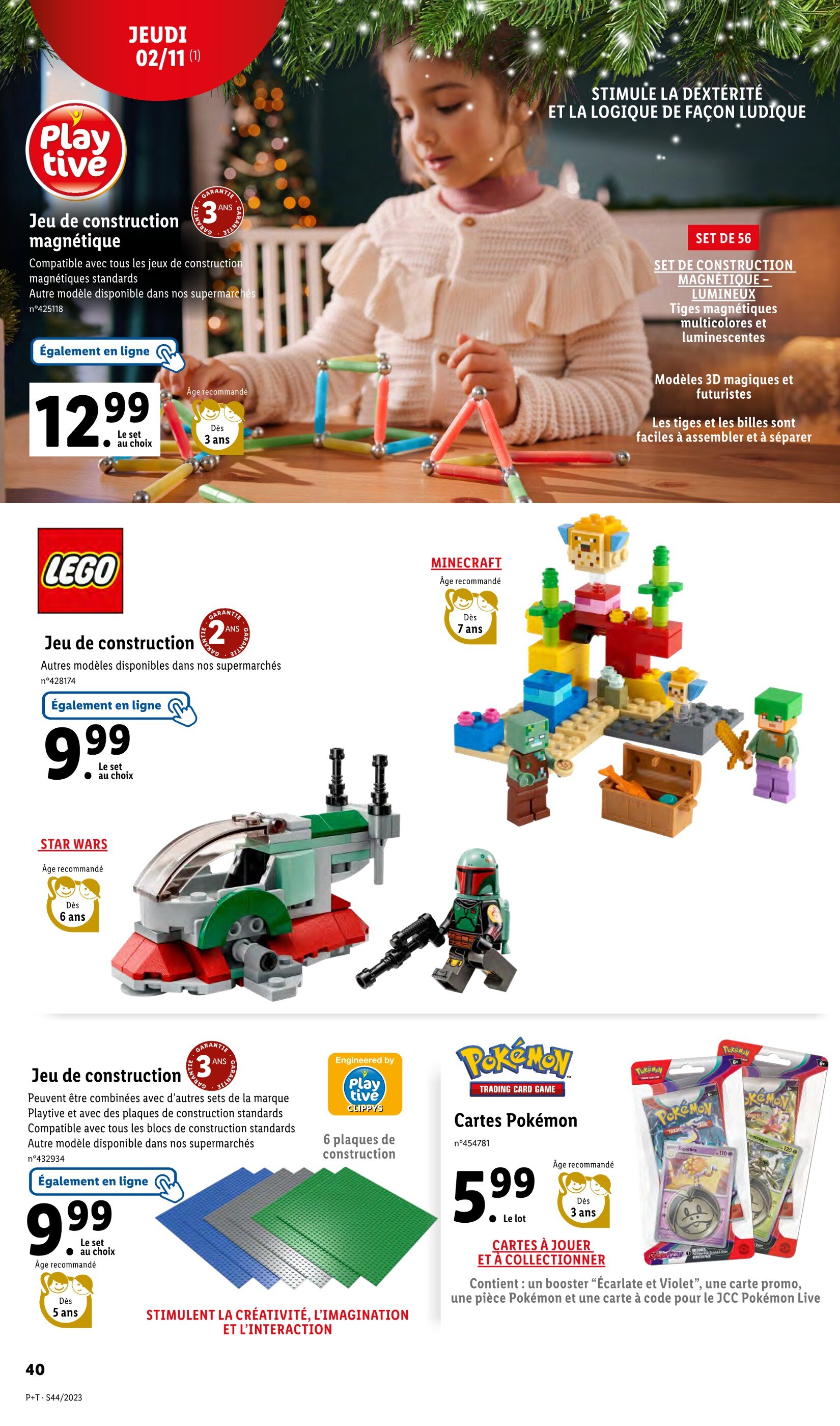Promo BOÎTE DE BRIQUES CRÉATIVES LEGO CLASSIC chez Intermarché Hyper