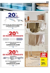 Séchoir À Linge Angebote im Prospekt "NETTOYAGE, RANGEMENT, BRICOLAGE !" von Carrefour Market auf Seite 19