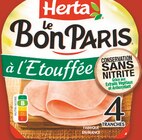 -68% de remise immédiate sur le 2ème sur tout le bon paris conservation sans nitrite HERTA à Intermarché Contact dans Villers-Plouich