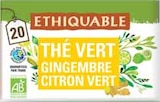 Thé vert bio gingembre citron vert ceylan à Intermarché dans Moutier-d'Ahun