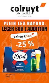 Catalogue Supermarchés Colruyt en cours à Hundsbach et alentours, "PLEIN LES RAYONS, LÉGER SUR L'ADDITION", 36 pages, 07/05/2025 - 18/05/2025