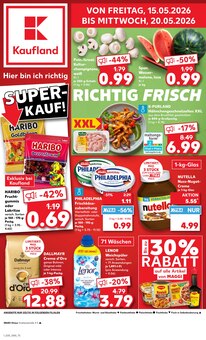 Nutella im aktuellen Kaufland Prospekt (Ahaus) Nutella im Kaufland Prospekt "KNÜLLER" mit 61 Seiten (Ahaus)