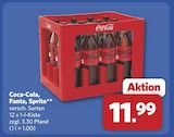 Aktuelles Coca-Cola oder Fanta, Sprite Angebot bei combi in Paderborn ab 11,99 €