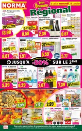 Catalogue Discount Alimentaire Norma en cours à Modenheim et alentours, "Votre Discounter Régional", 14 pages, 29/01/2025 - 04/02/2025