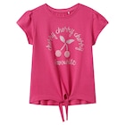 Mädchen T-Shirt mit Knotendetail im aktuellen Ernstings family Prospekt für 7,99 €