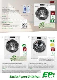 Waschmaschine im aktuellen EP: Prospekt (Bremen) Waschmaschine im EP: Prospekt "MIELE - Hausgeräte, effizient und langlebig!" mit 12 Seiten (Bremen)