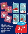 Taschenwärmer von Flor&Decor im aktuellen budni Prospekt