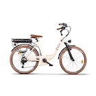 Vélo de ville électrique mixte Toscana Beige - Sans Marque en promo chez Feu Vert Saumur à 799,00 €