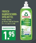 Handgeschirr-Spülmittel im Angebot bei Marktkauf in Bottrop Handgeschirr-Spülmittel Angebote von Frosch bei Marktkauf Bottrop für 1,95 €