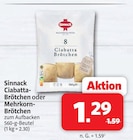Ciabatta-Brötchen Angebote von Sinnack bei Markant Nordwest Gütersloh für 1,29 €