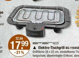 Elektro-Tischgrill BG-110458 im Angebot bei V-Markt in Memmingen Elektro-Tischgrill BG-110458 Angebote von Emerio bei V-Markt Memmingen für 17,99 €