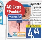 Bayrische Lyoner im EDEKA Prospekt Bayrische Lyoner von im aktuellen EDEKA Prospekt für 4,44 €