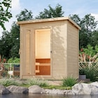 Aktuelles Metall-Gartenhaus "Premium", Kunststoff-Gartenhaus „Ashwood 7x7“ oder Saunahaus „Talos 1“ Angebot bei Hornbach in Dortmund ab 429,00 €