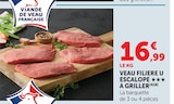 Promo Veau escalope a griller à 16,99 € dans le catalogue U Express à L'Huisserie