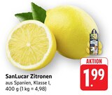 Zitronen Angebote von SanLucar bei EDEKA Trier für 1,99 €