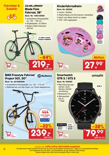 Fahrradhelm im Netto Marken-Discount Prospekt "netto-online.de - Exklusive Angebote" mit 12 Seiten (Heilbronn)