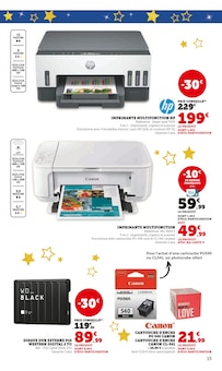 Promotion Cartouche D'encre dans le prospectus Hyper U, valable du 02/12/2025 au 24/12/2025 Promo Cartouche D'encre dans le catalogue Hyper U du moment à la page 15