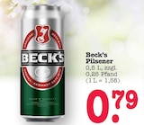 Pilsener Angebote von Beck's bei E center Heidelberg für 0,79 €