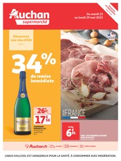 Promotion Cadeau De Noël dans le prospectus Auchan Supermarché, valable du 23/05/2023 au 29/05/2023 Promo Cadeau De Noël dans le catalogue Auchan Supermarché du moment à la page 1