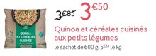 Picard Liergues - Quinoa et céréales cuisinés aux petits légumes Promo Quinoa et céréales cuisinés aux petits légumes dans le catalogue Picard "Un avant-goût de fêtes" à Liergues