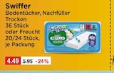 Bodentücher, Nachfüller im V-Markt Prospekt Bodentücher, Nachfüller von Swiffer im aktuellen V-Markt Prospekt für 4,49 €