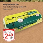 Eier im Angebot bei GLOBUS in Hanau Eier Angebote von Margaretenhof bei GLOBUS Hanau für 2,49 €