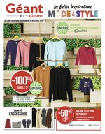 Catalogue Géant Casino à Suresnes, avec 24 pages Prospectus Géant Casino à Suresnes, "Les belles inspirations mode & style", 24 pages, 26/10/2020 - 22/11/2020