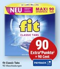 Classic Tabs Angebote von fit bei E center Offenburg