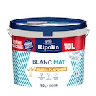 Peinture murs et plafonds - Blanc - Mat - 10L en promo chez Brico Cash Peinture murs et plafonds - Blanc - Mat - 10L dans le catalogue Brico Cash