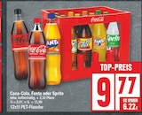 Cola-Cola, Fanta oder Sprite bei EDEKA im Prospekt "" für 9,77 €