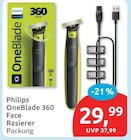 OneBlade 360 Face Rasierer von Philips im aktuellen budni Prospekt